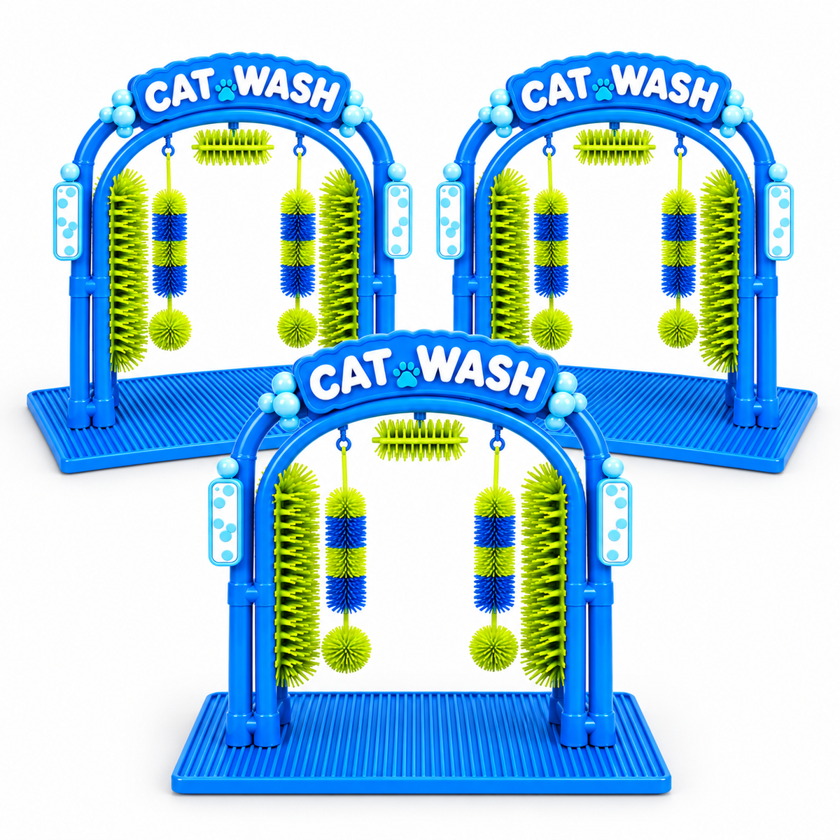 Cat Self-Grooming Arch with Brushes