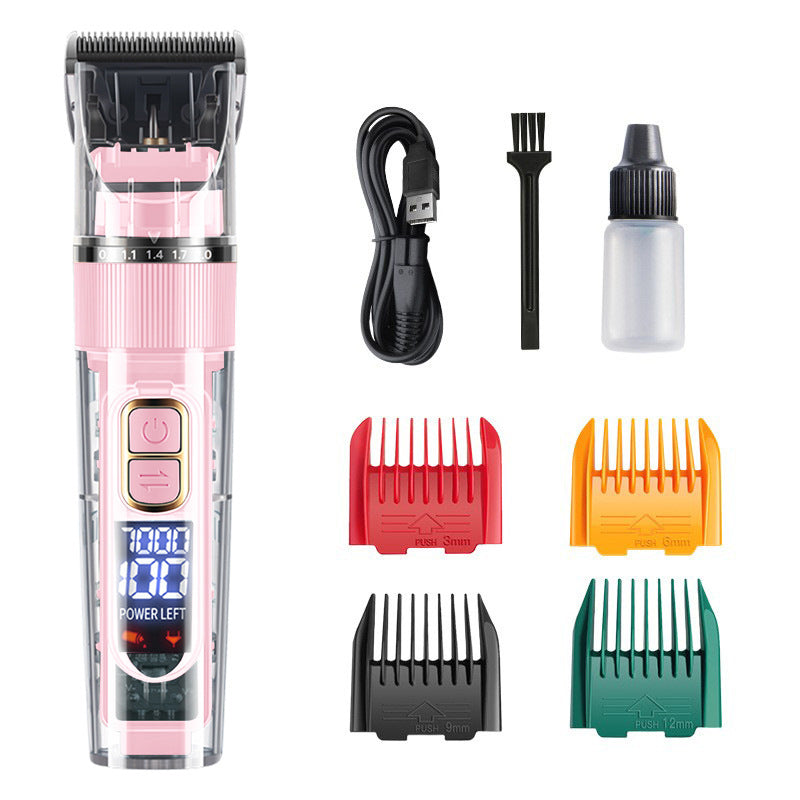 Quiet LED Display Pet Hair Clipper|Cordless Low Noise Dog Cat Grooming Trimmer ✨