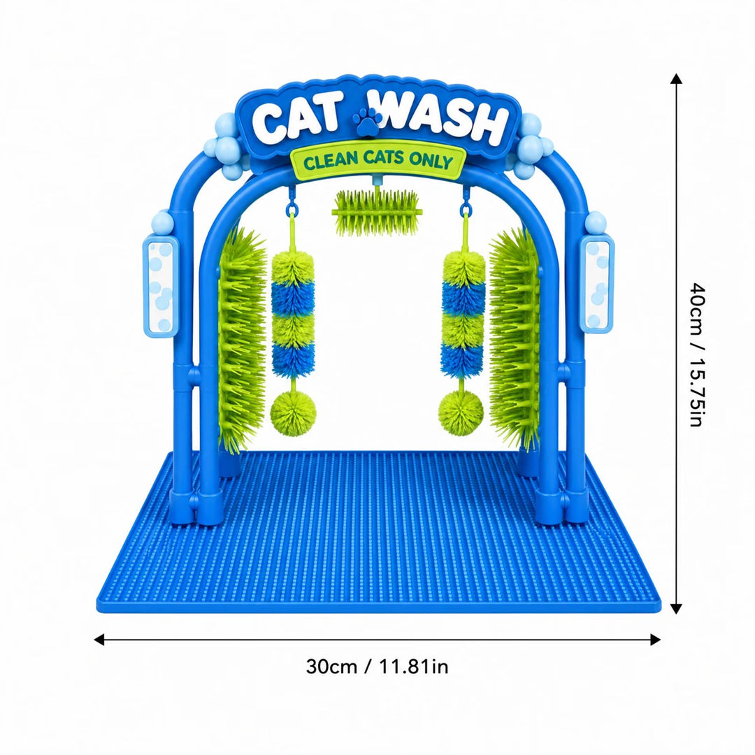 Cat Self-Grooming Arch with Brushes
