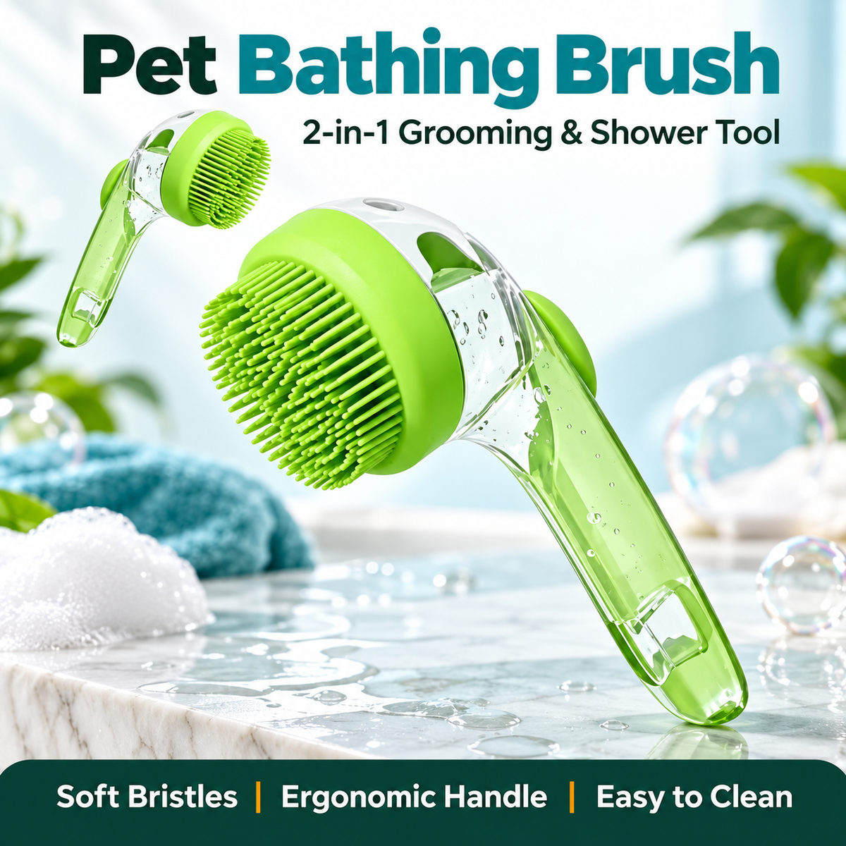 Pet Bath Brush