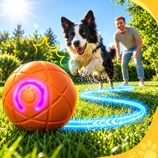 Auto-Bouncing Smart Pet Ball With Remote Control