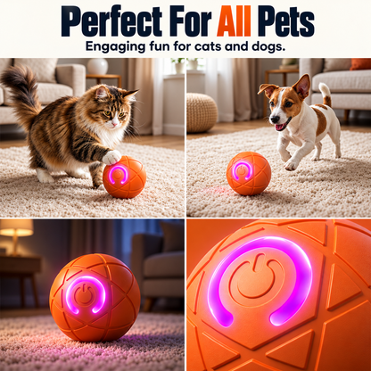 Auto-Bouncing Smart Pet Ball With Remote Control