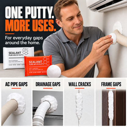 🧱 Waterproof Wall Hole Sealing Clay for Air Conditioner Pipes