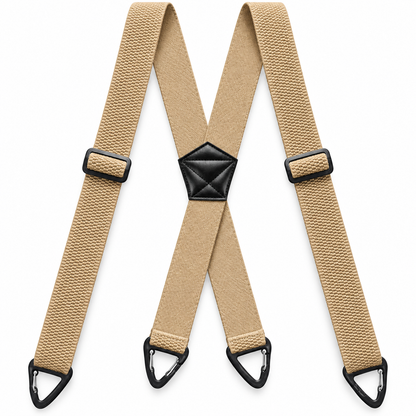 Men's X-Back Suspenders with Hook Clips