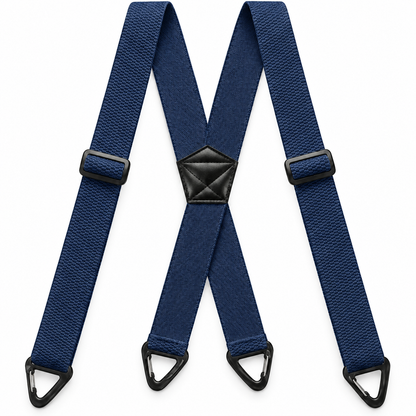 Men's X-Back Suspenders with Hook Clips