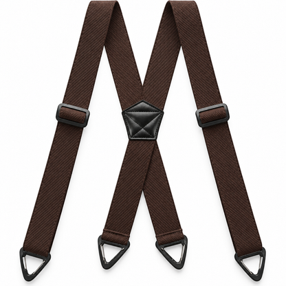 Men's X-Back Suspenders with Hook Clips