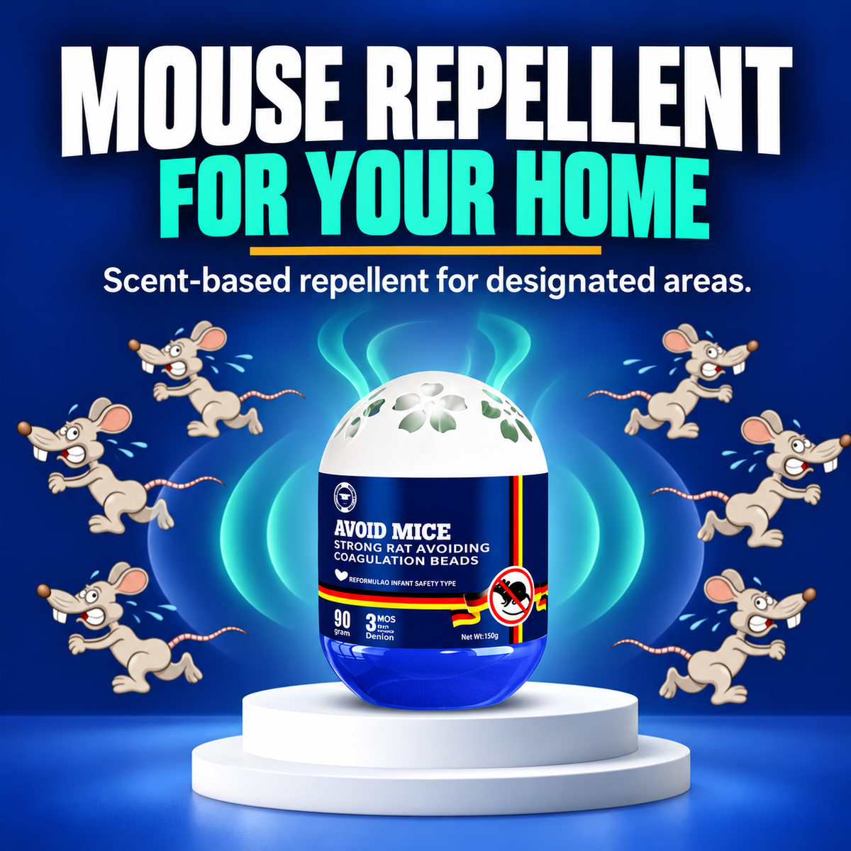Plant-Based Indoor Mouse Repellent Gel