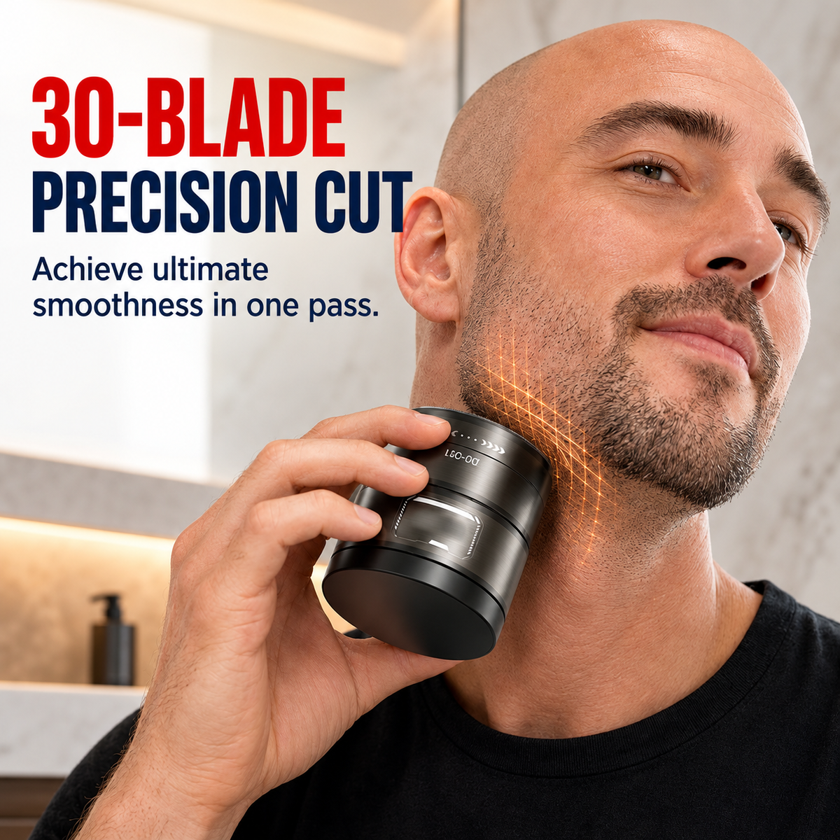 2-in-1 Smart Electric Bald Head Shaver and Beard Trimmer with Digital Display 🔥