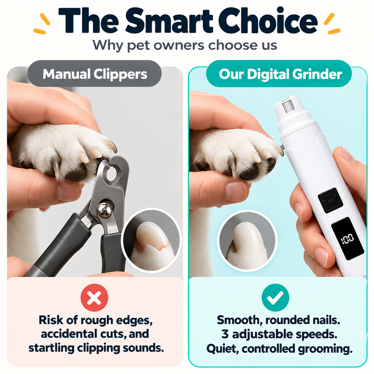 🥳2026 HOT SALE🥳💞Electric Pet Nail Grinder