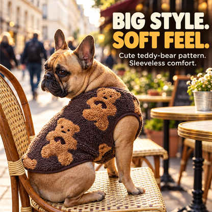 Cute Plush-Lined Pet Vest