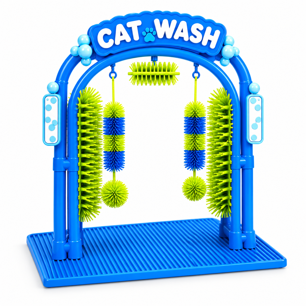 Cat Self-Grooming Arch with Brushes