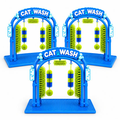 Cat Self-Grooming Arch with Brushes