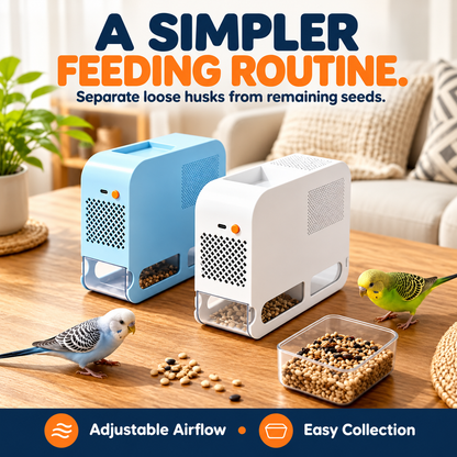 Electric Bird Seed Sheller & Chaff Separator
