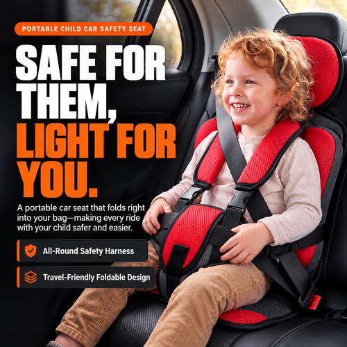 Portable Child Protection Car Seat
