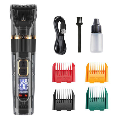 Quiet LED Display Pet Hair Clipper｜Cordless Low Noise Dog Cat Grooming Trimmer ✨