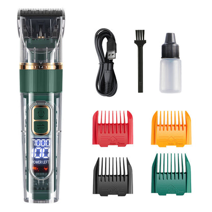 Quiet LED Display Pet Hair Clipper｜Cordless Low Noise Dog Cat Grooming Trimmer ✨