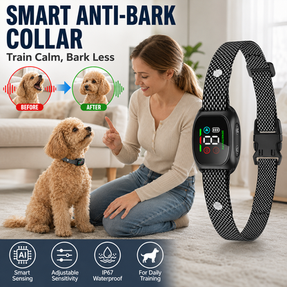Anti Bark Collar – Smart anti‑false triggering filters out other barks