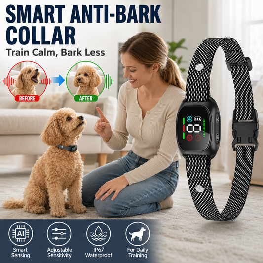 Anti Bark Collar – Smart anti‑false triggering filters out other barks