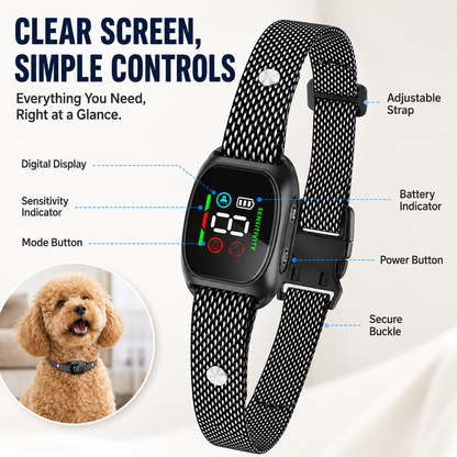 Anti Bark Collar – Smart anti‑false triggering filters out other barks