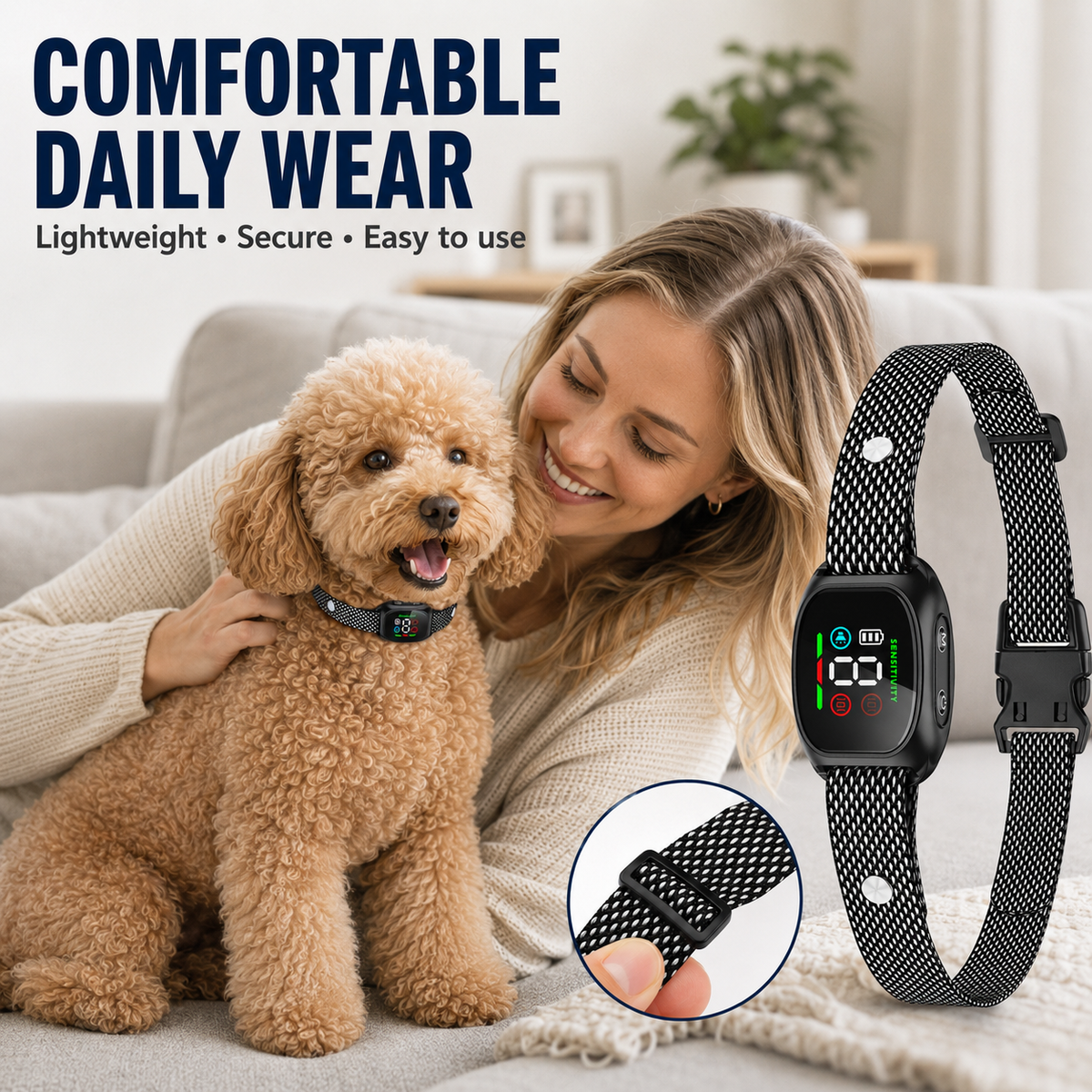 Anti Bark Collar – Smart anti‑false triggering filters out other barks
