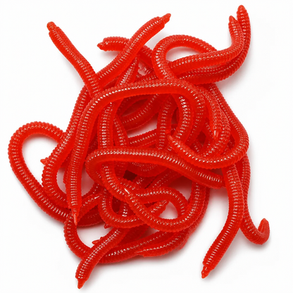 Simulation Earthworm Soft Fishing Lures Shrimp Scented